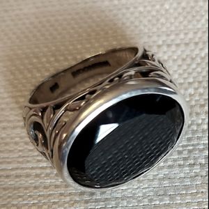 Silpada black onyx ring
